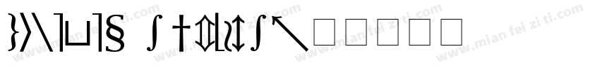 ginetex symbols字体转换